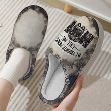 Load image into Gallery viewer, Personalized Mother Slippers My Favorite Monsters Call Me Mom Gift
