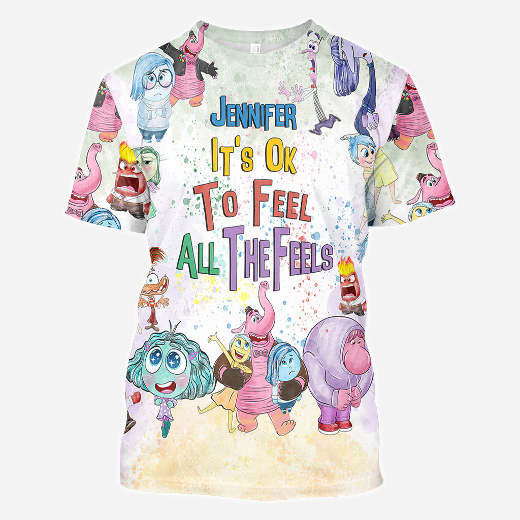 Personalized All Over Shirt Custom Name Perfect Gift for Birthday & Graduation
