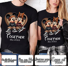 Load image into Gallery viewer, Personalized Chicano Couple T-shirt &amp; Hoodie Gift Together Since 2022
