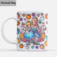 Load image into Gallery viewer, Personalized Mother-Daughter Mouse Mug Custom Name Gift
