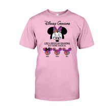 Load image into Gallery viewer, Personalized Disney Grandma T-shirt and Hoodie Gift for Mom
