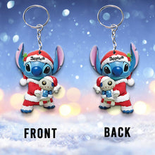 Load image into Gallery viewer, Personalized Ohana Keychain Custom Name Christmas Gift
