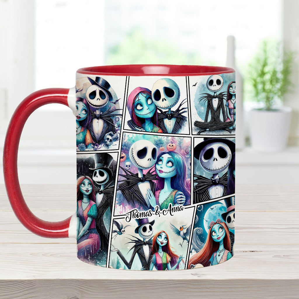 Personalized Nightmare Accent Mug Custom Name Halloween Gift