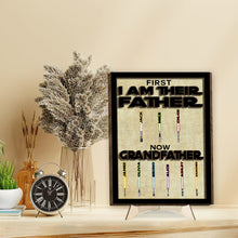 Load image into Gallery viewer, Personalized 2 Layered Wood Sign for Grandfather with Custom Names

