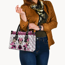 Load image into Gallery viewer, Personalized Pink Leather Handbag with Name - Cute Gift for Mom
