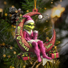 Load image into Gallery viewer, Personalized Grinch Christmas Ornament Custom Name Gift

