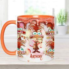 Load image into Gallery viewer, Personalized Two-Tone Accent Mug Custom Name Gift
