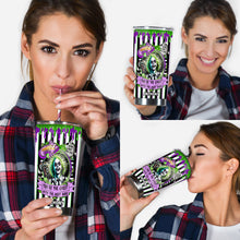Load image into Gallery viewer, Personalized Beetlejuice Tumbler Custom Name Gift for Halloween
