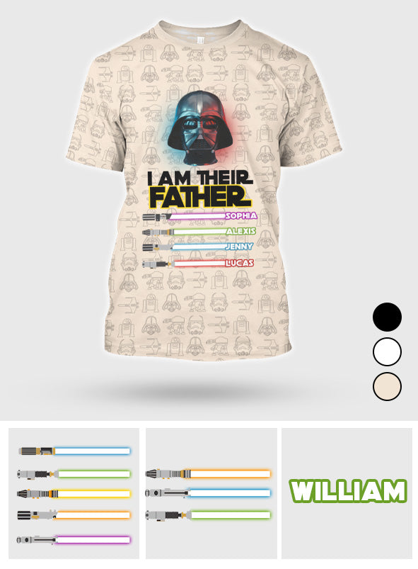 Personalized Father's Day All Over Shirt Custom Name Gift