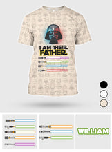 Load image into Gallery viewer, Personalized Father's Day All Over Shirt Custom Name Gift
