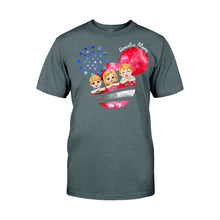Load image into Gallery viewer, Personalized America Mama T-Shirt &amp; Hoodie Custom Family Gift
