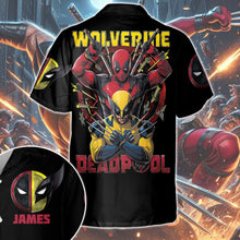 Load image into Gallery viewer, Personalized Marvel Character Hawaiian Shirt Custom Name Gift
