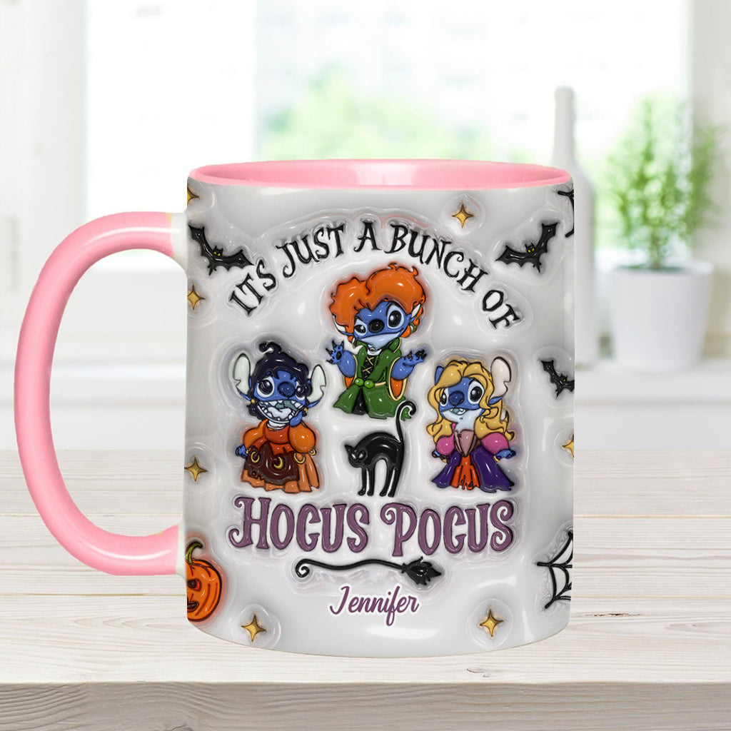 Personalized Halloween Ohana Ceramic Mug Custom Name Gift