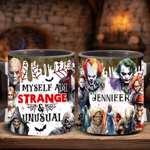 Load image into Gallery viewer, Personalized Horror-Themed Accent Mug Custom Name Gift
