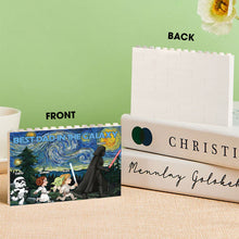 Load image into Gallery viewer, Personalized Best Dad in the Galaxy Building Block Set Gift

