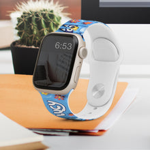Load image into Gallery viewer, Personalized Silicone Apple Watch Band with Cute Design for Kids
