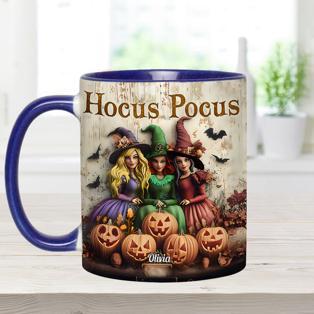 Personalized Hocus Pocus Witches Accent Mug Custom Name Gift