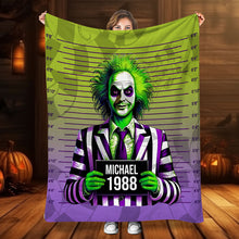 Load image into Gallery viewer, Funny Personalized Blanket with Mugshot Design for All Occasions
