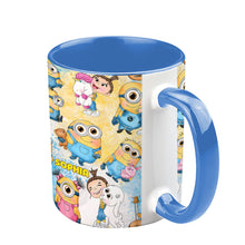 Load image into Gallery viewer, Personalized Yellow Monster Accent Mug for Kids - Custom Name Gift
