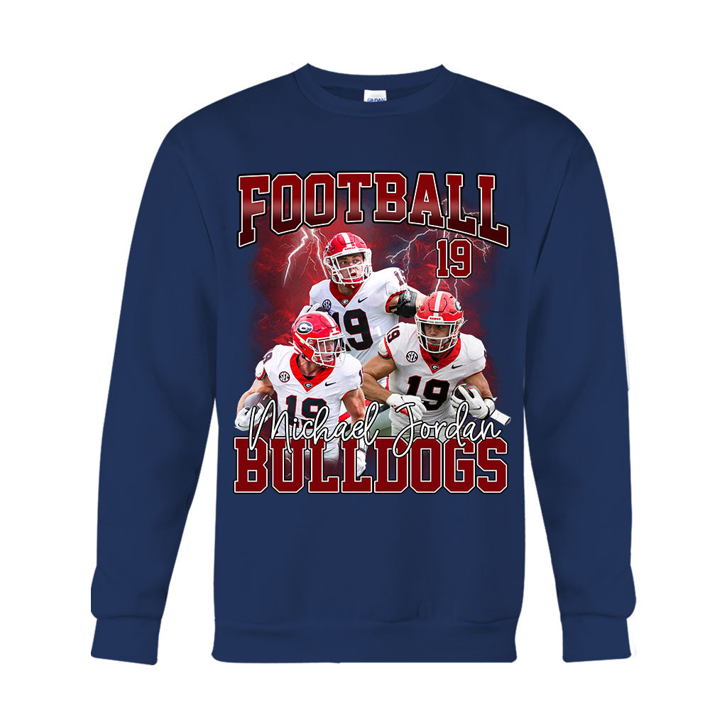 Personalized Football T-Shirt and Hoodie Custom Game Day Gift