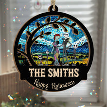 Load image into Gallery viewer, Personalized Starry Night Suncatcher Custom Family Name Gift
