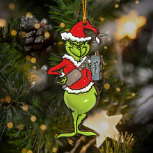 Load image into Gallery viewer, Personalized Grinch Christmas Ornament Custom Name Gift
