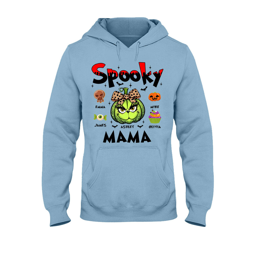 Personalized Spooky Mama T-shirt & Hoodie for Halloween Gift