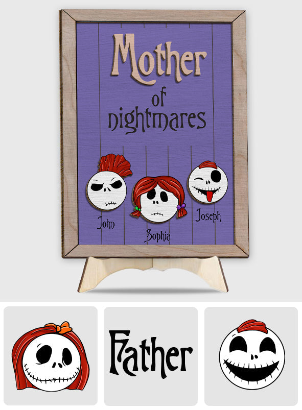Personalized 2 Layered Wood Sign for Family Gift Decor