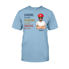 Load image into Gallery viewer, Personalized Super Plumber T-Shirt &amp; Hoodie for Dad | Custom Name Gift
