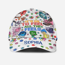 Load image into Gallery viewer, Personalized Classic Cap It's Ok to Feel All the Feels Custom Name Gift for Kids
