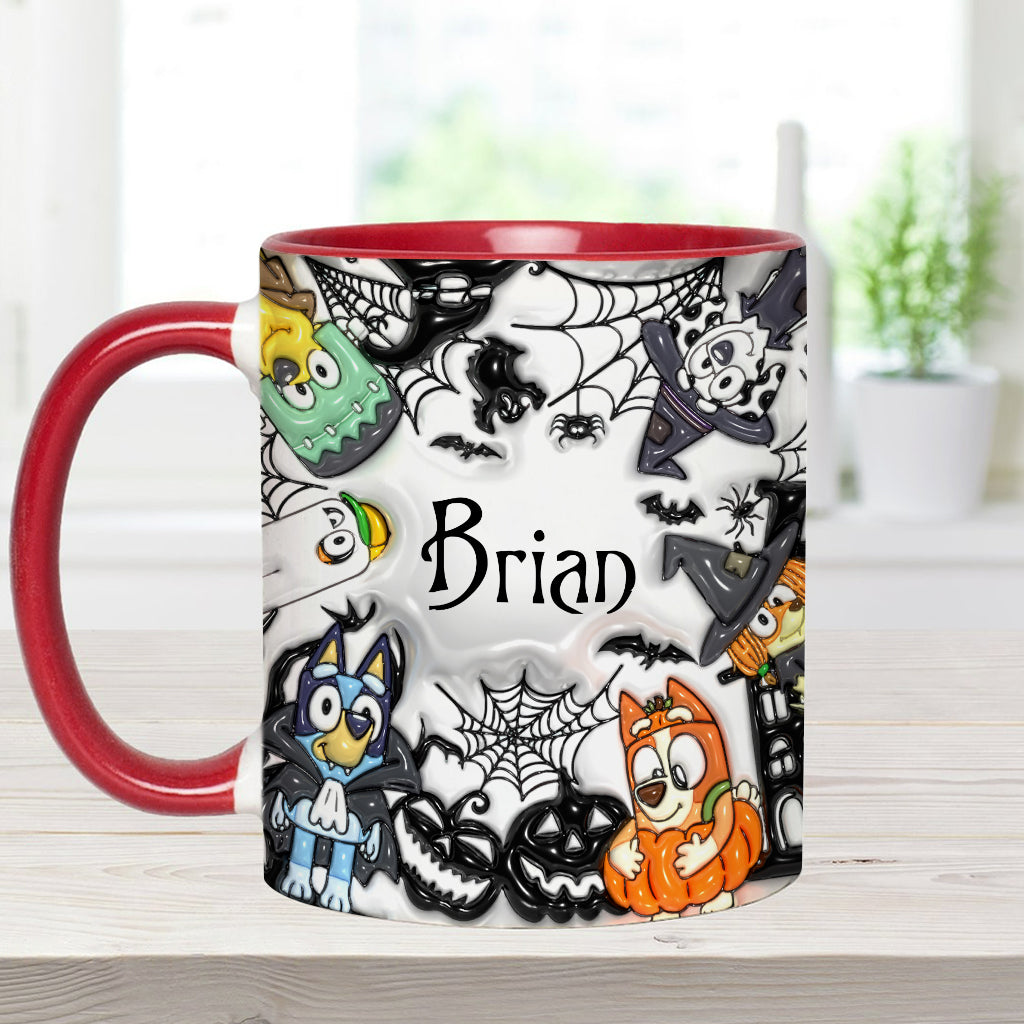 Personalized Halloween Accent Mug with Custom Name Gift