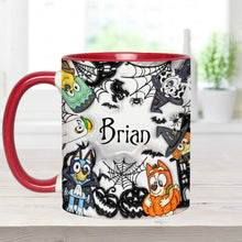 Load image into Gallery viewer, Personalized Halloween Accent Mug with Custom Name Gift
