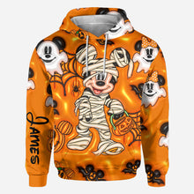 Load image into Gallery viewer, Personalized Halloween All-Over Shirt Custom Name Gift

