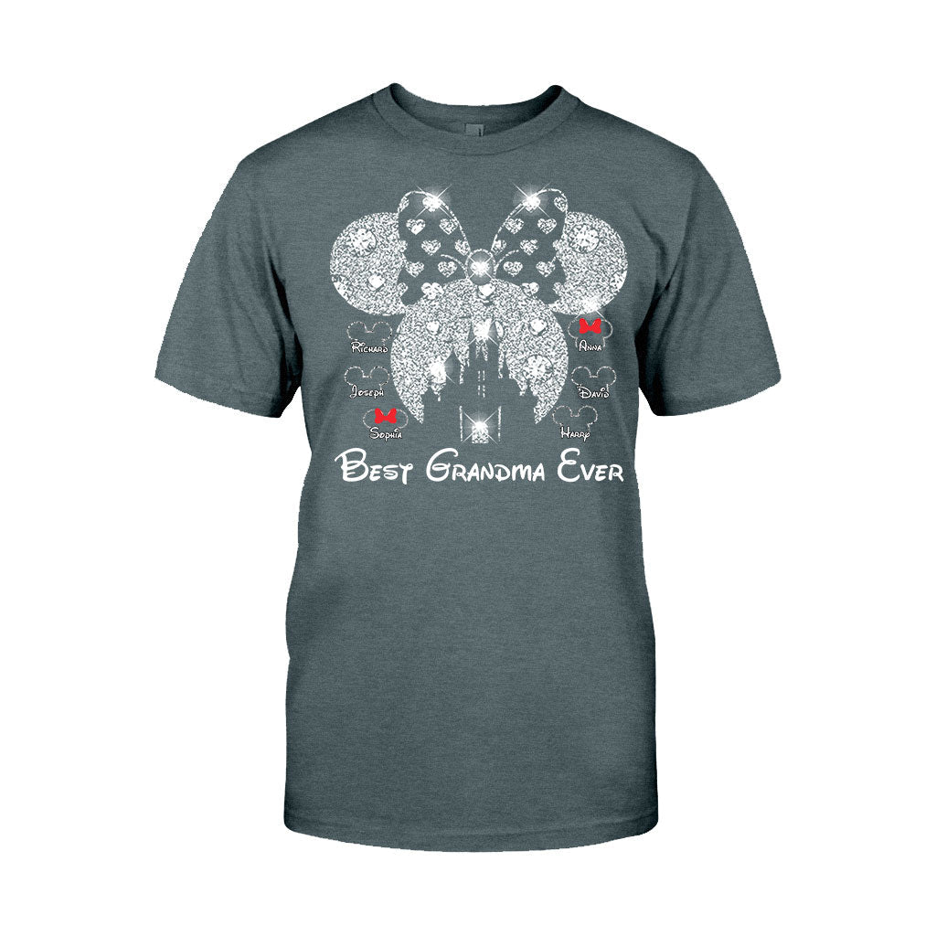 Personalized Best Grandma Ever Mouse T-shirt & Hoodie Gift