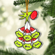 Load image into Gallery viewer, Personalized Mama Grinch Christmas Ornament Custom Name Gift
