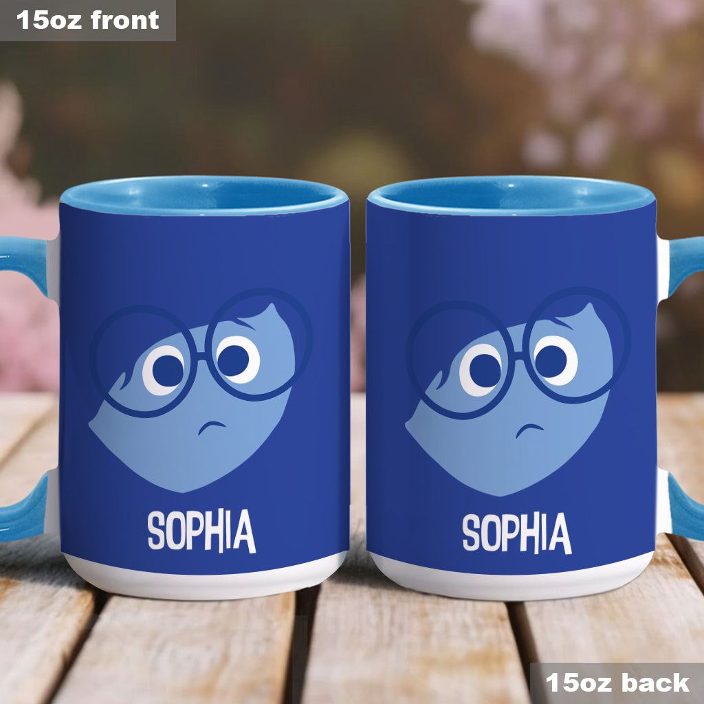 Personalized Two-Tone Accent Mug Custom Name Gift