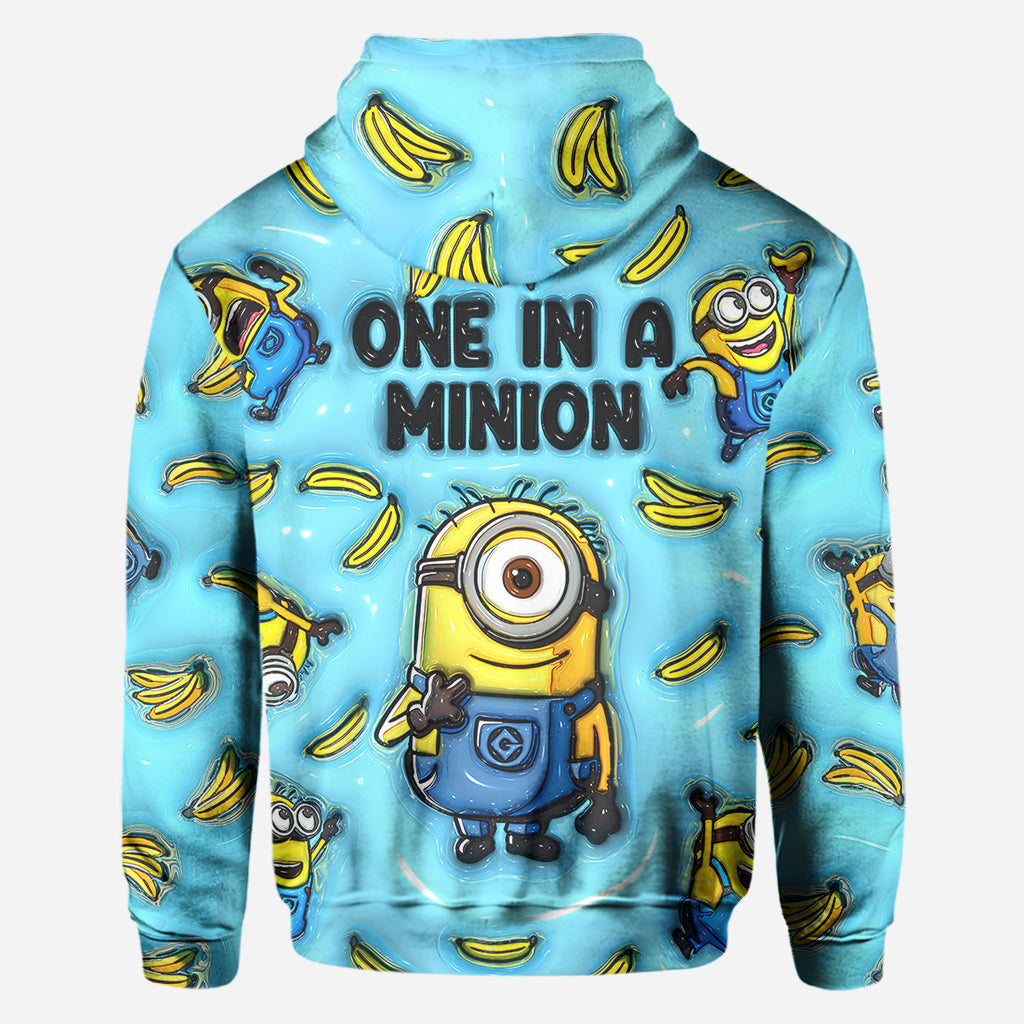 Personalized Minion All Over Shirt Custom Name Birthday Gift