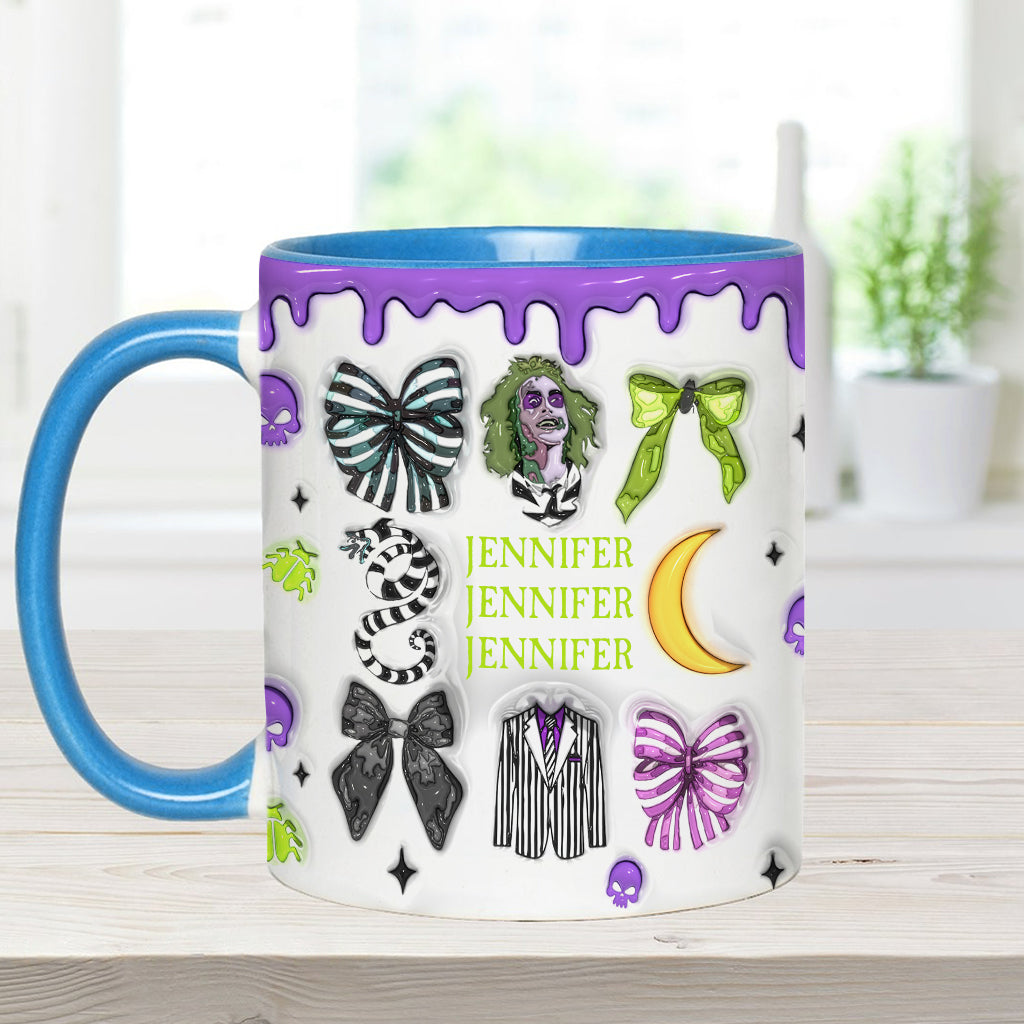 Personalized Accent Mug with Unique Design for Halloween Gift