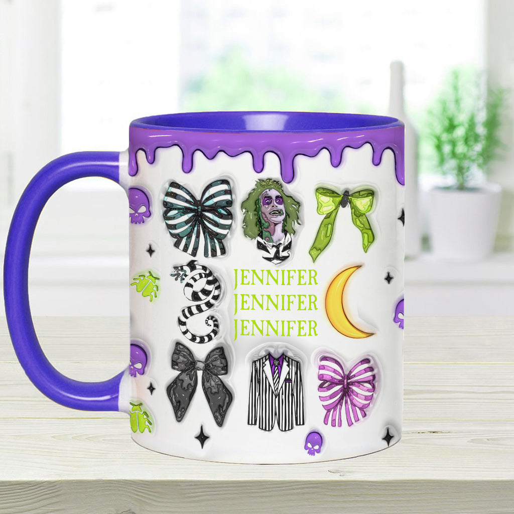 Personalized Accent Mug with Unique Design for Halloween Gift
