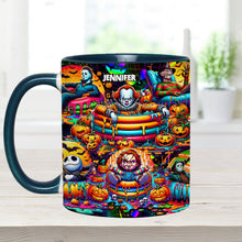 Load image into Gallery viewer, Personalized Halloween Accent Mug Custom Name Unique Gift
