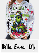 Load image into Gallery viewer, Personalized Christmas All Over Shirt Grinch Design Gift
