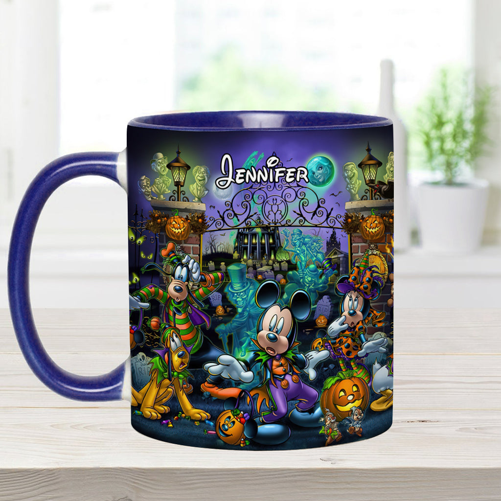 Personalized Halloween Accent Mug Custom Name Gift Idea