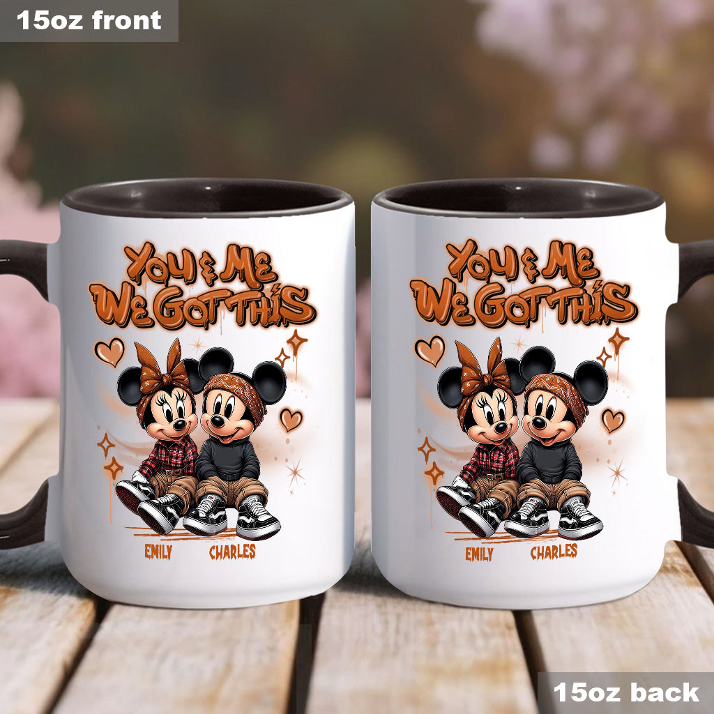 Personalized We Got This Accent Mug Custom Name Gift for Couples