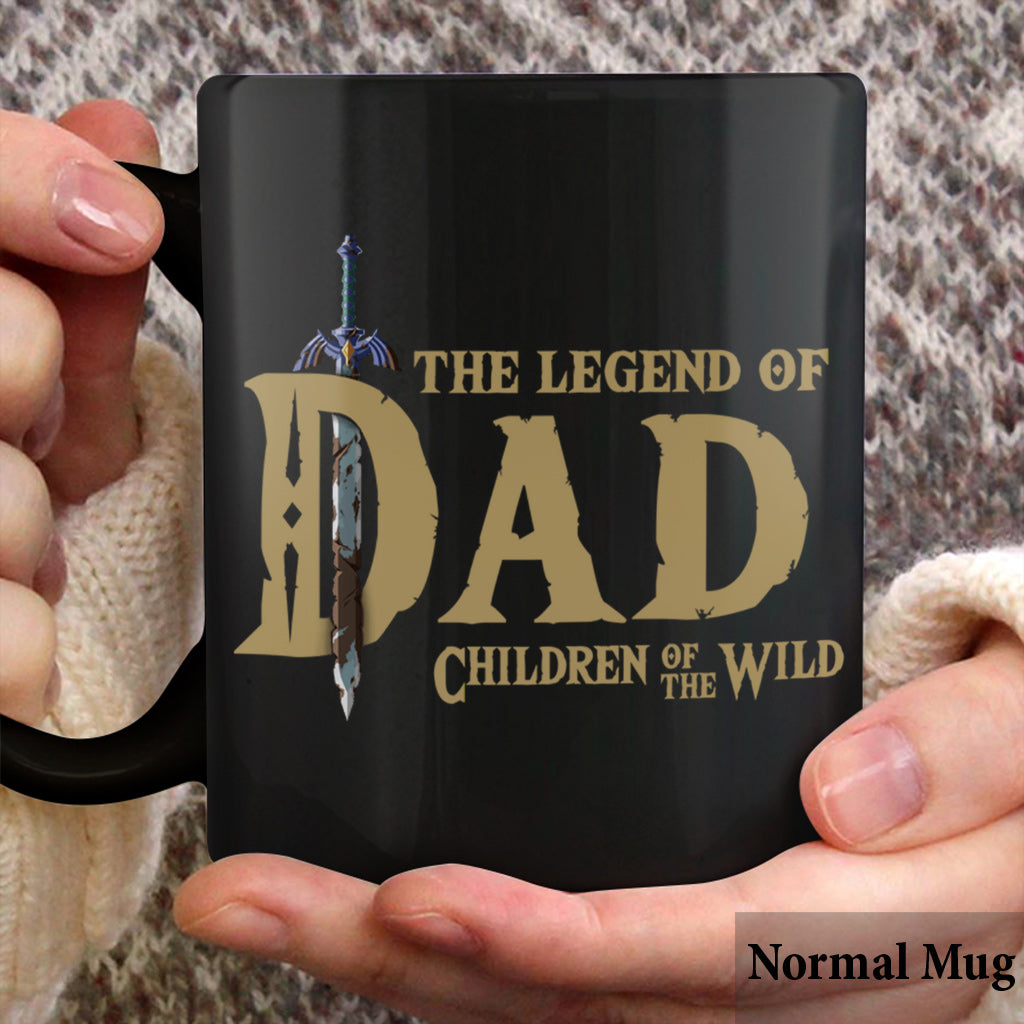 Personalized Legend of Dad Mug Custom Names Gift for Dad
