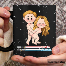Load image into Gallery viewer, Personalized Couple Mug Best In The Galaxy Custom Names Gift
