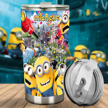 Load image into Gallery viewer, Personalized Fun Tumbler with Minions Custom Design Gift for Kids
