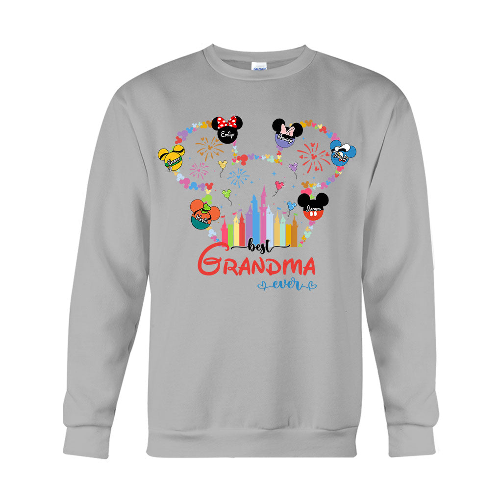 Personalized Best Grandma Ever T-Shirt & Hoodie Gift for Mom