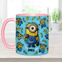 Load image into Gallery viewer, Personalized Minion Mug Custom Name Gift Idea for Kids
