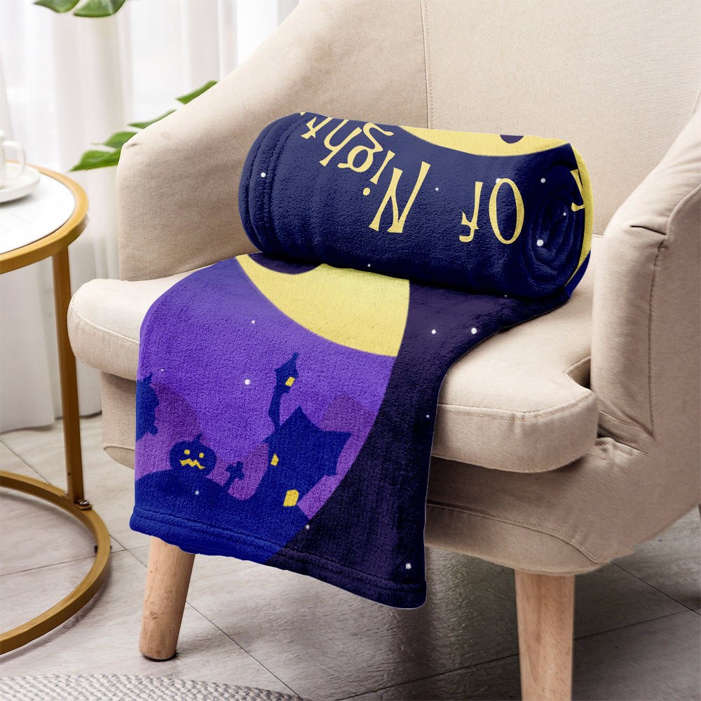 Personalized Nightmare Blanket Custom Name Gift for Mom