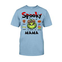 Load image into Gallery viewer, Personalized Spooky Mama T-shirt &amp; Hoodie for Halloween Gift
